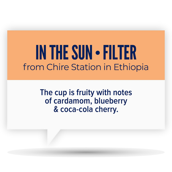 Quietly Coffee - In The Sun · Ethiopia Chire Station 300g