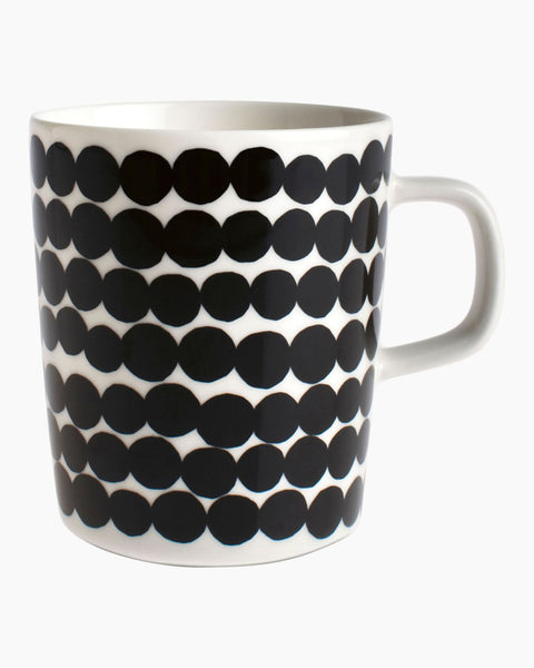 Marimekko - Räsymatto Black mug, 2.5dl