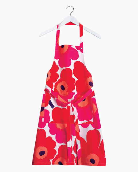 Marimekko - Pieni Unikko apron, red
