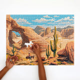 Four Point Puzzles - Paint by Numbers - Desert