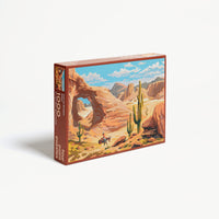 Four Point Puzzles - Paint by Numbers - Desert