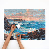 Four Point Puzzles - Paint by Numbers - Ocean